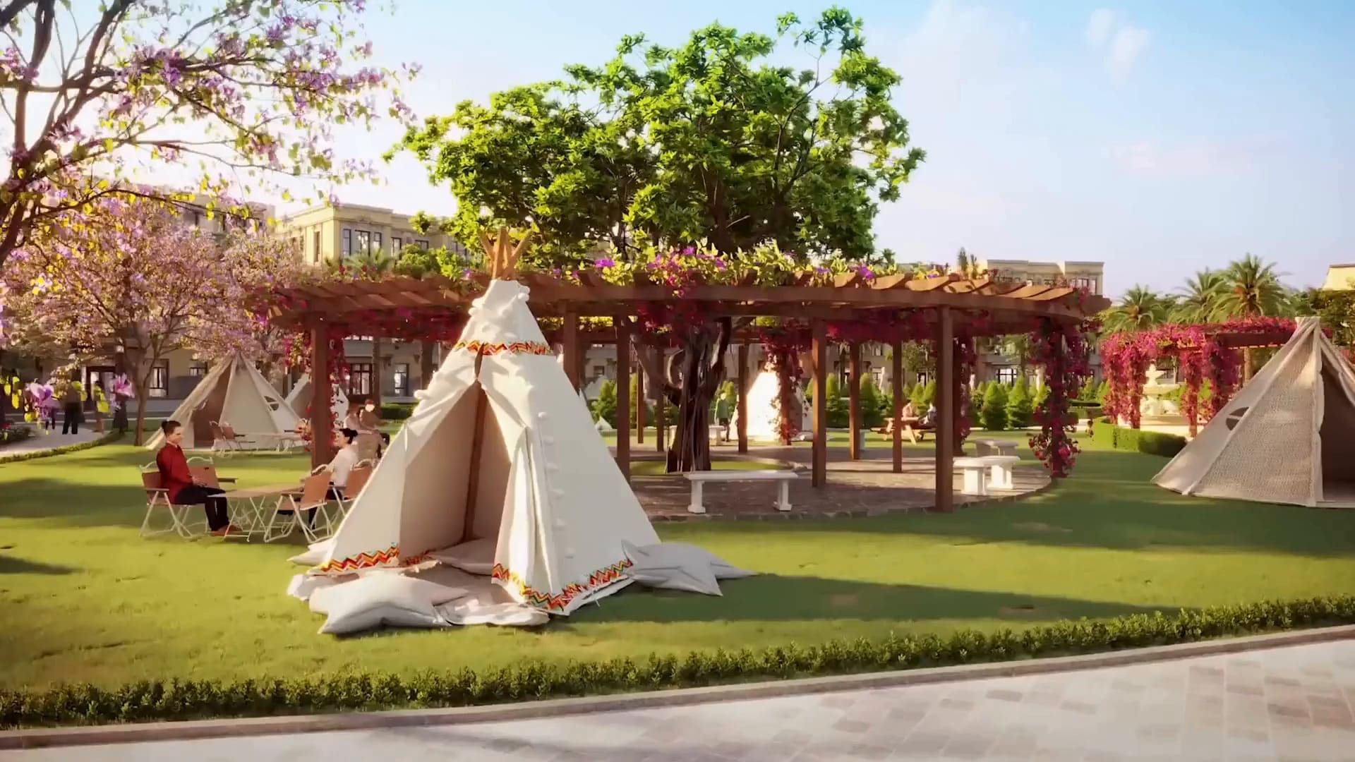 Khu cắm trại glamping Vinhomes Green Paradise Cần Giờ
