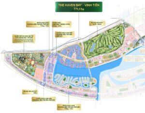 Mặt bằng phân khu The Haven Bay - Vịnh Tiên - Vinhomes Green Paradise Cần Giờ