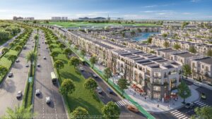 Phối cảnh khu nhà phố Vinhomes Green Paradise Cần Giờ